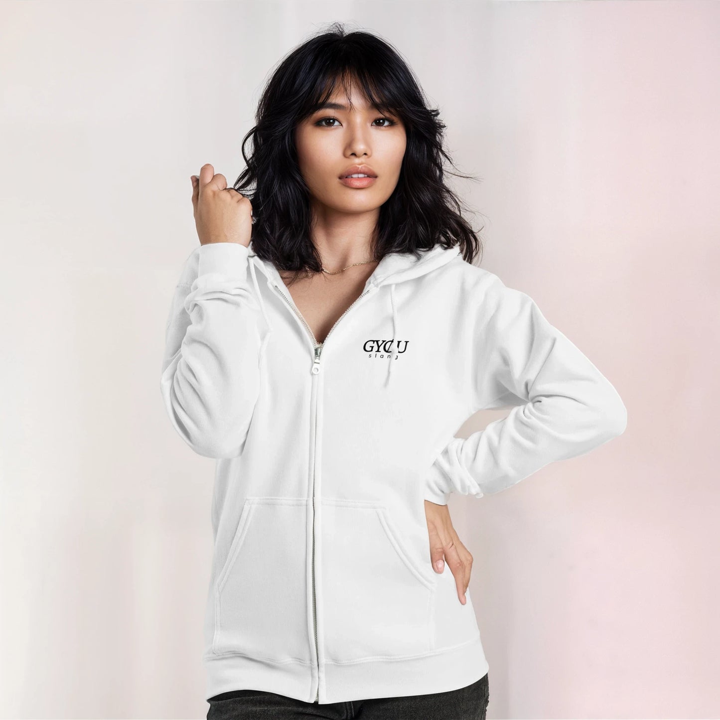 Slang -Gyou- Unisex heavy blend zip hoodie
